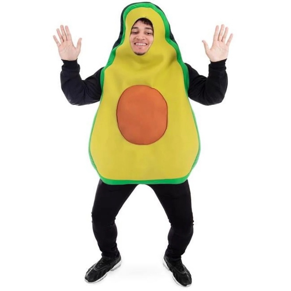 Amazing Avocado Costume Adult One Size Green‎ Food Tunic Halloween